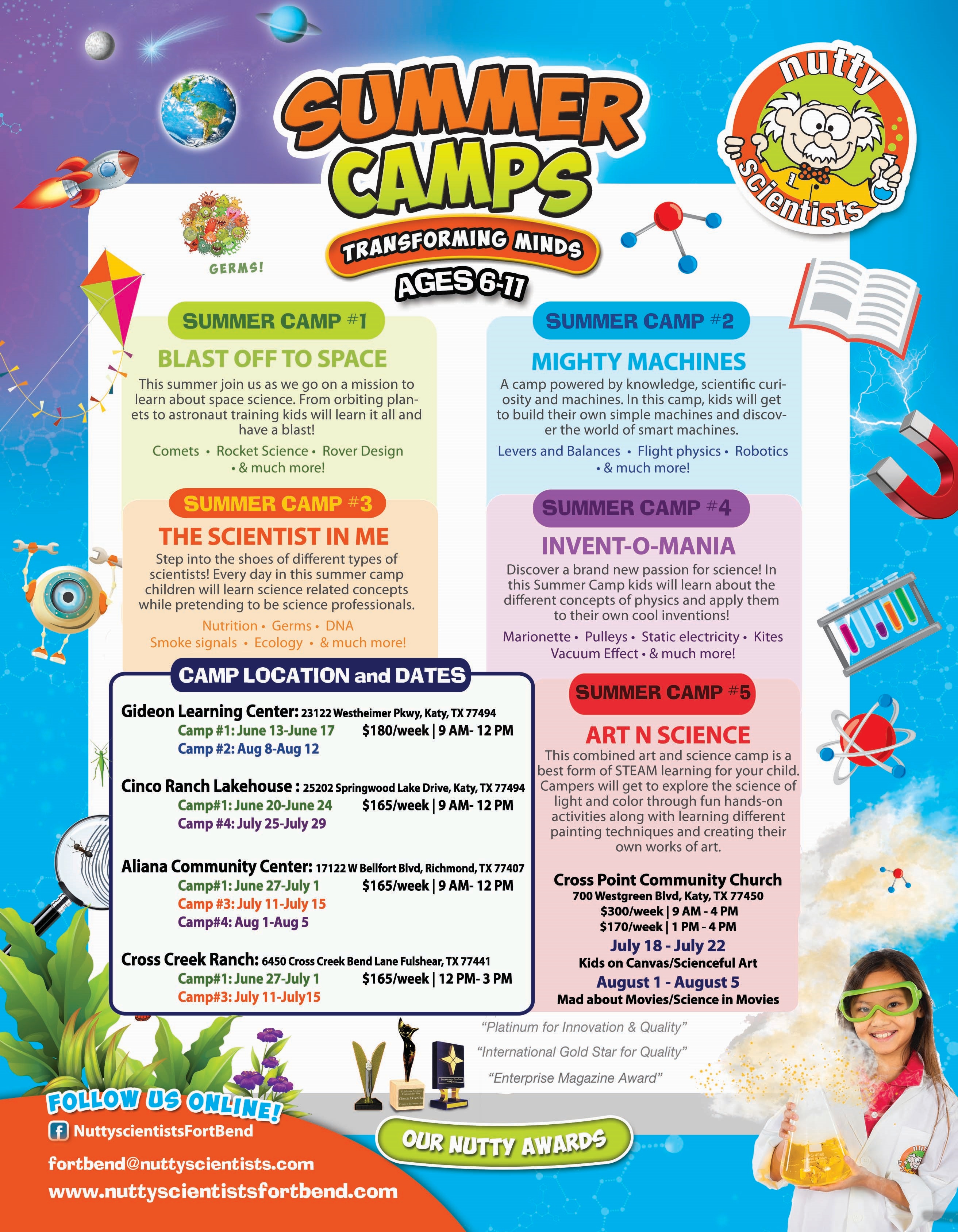Camps Community Education Programs Nutty Scientists Fort Bend